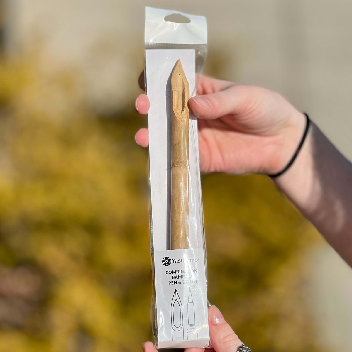Yasutomo Bamboo Combo Brush Pen